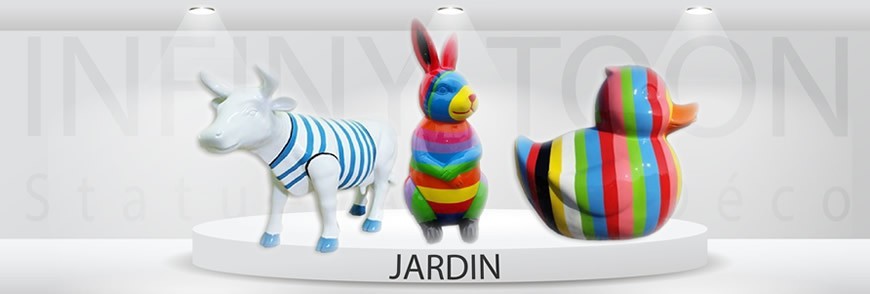 Gros animaux décoration jardin