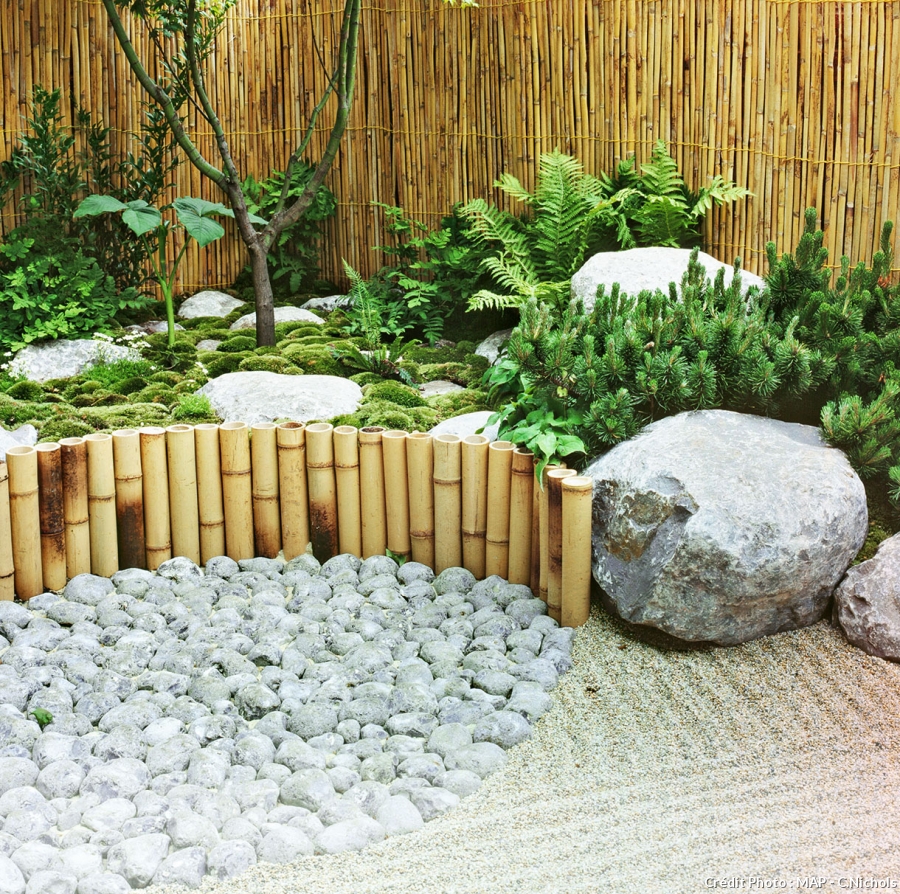 Decoration dans un jardin