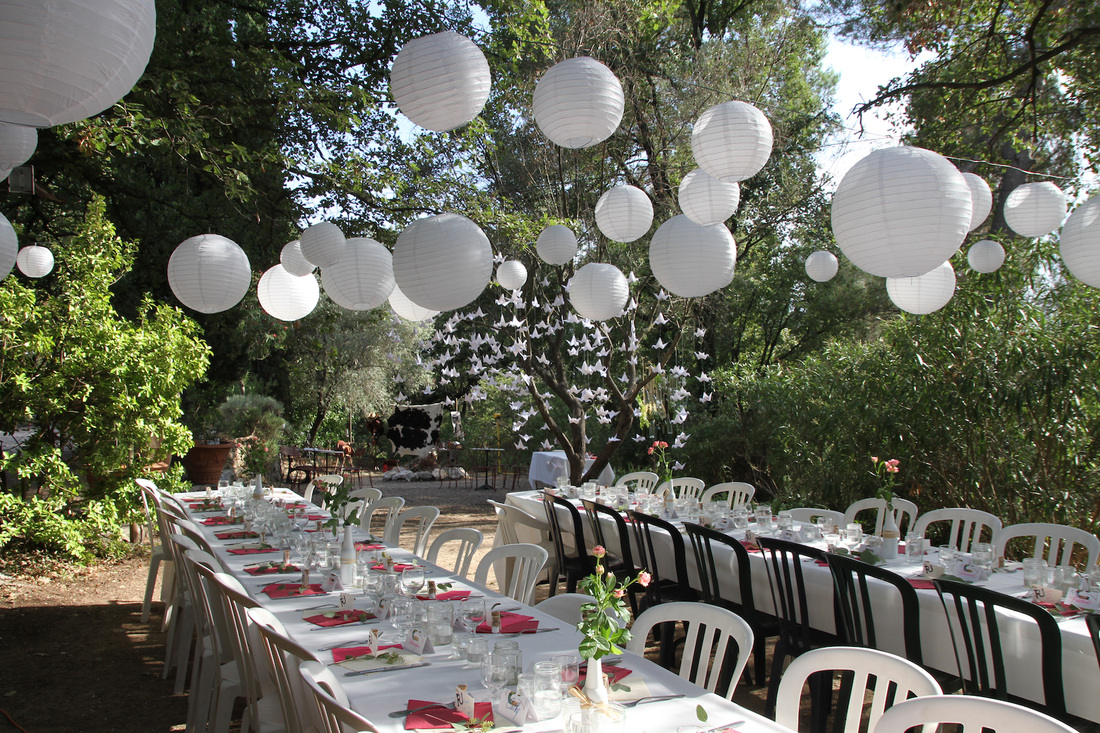 Decoration jardin soiree