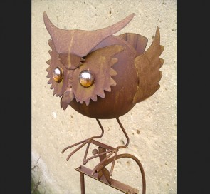 Decoration de jardin chouette