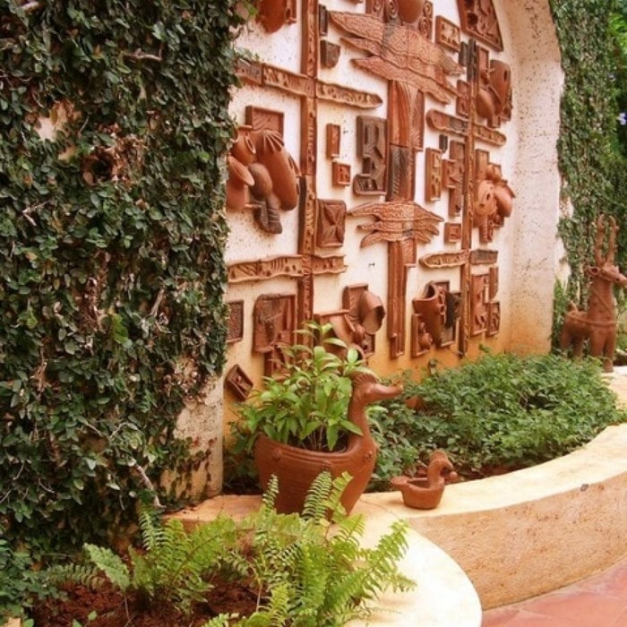 Decoration panneau jardin