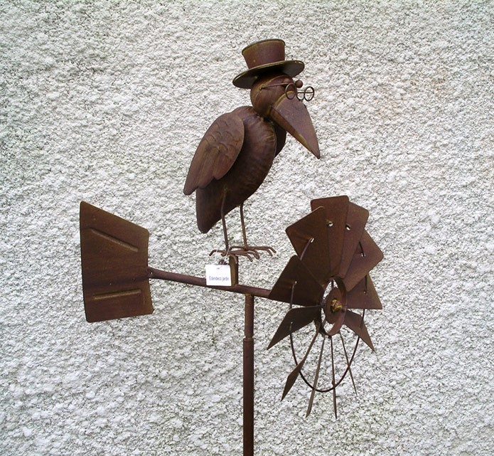 Decoration metalique jardin