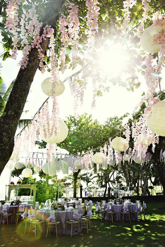 Décoration éphémère jardin