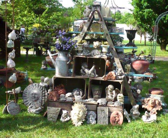 Objets decoration de jardin