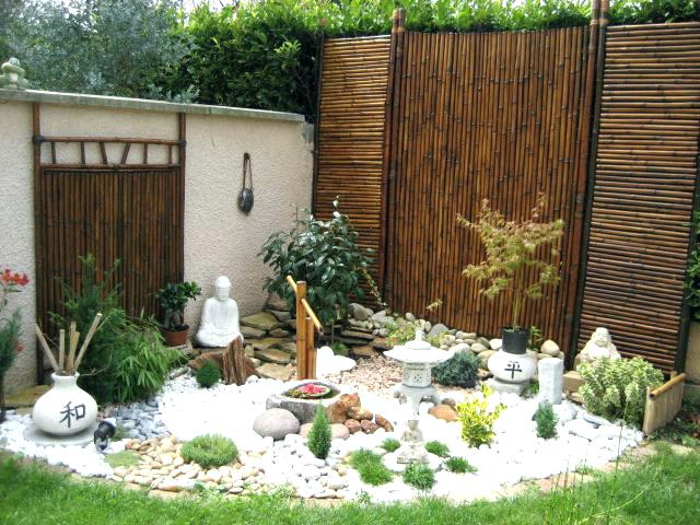 Décoration pour un jardin zen