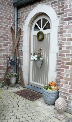 Decoration pour porte de jardin