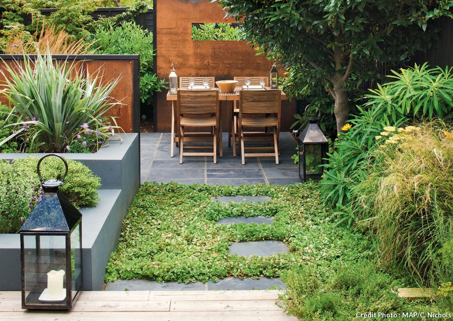 Decoration jardin de 50m2