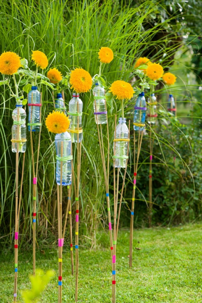Decoration jardin fleur