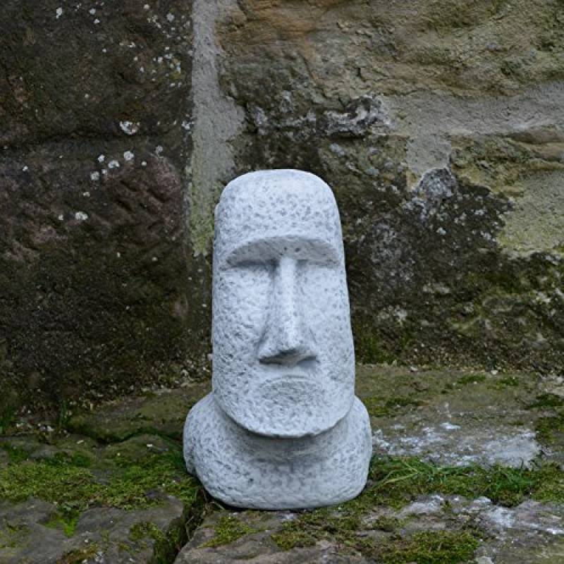 Moai decoration jardin