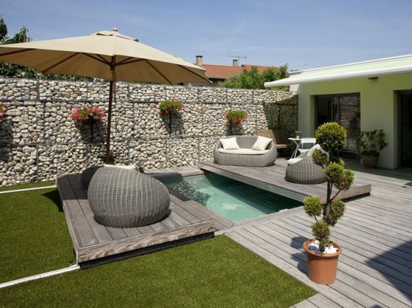 Decoration muret de jardin