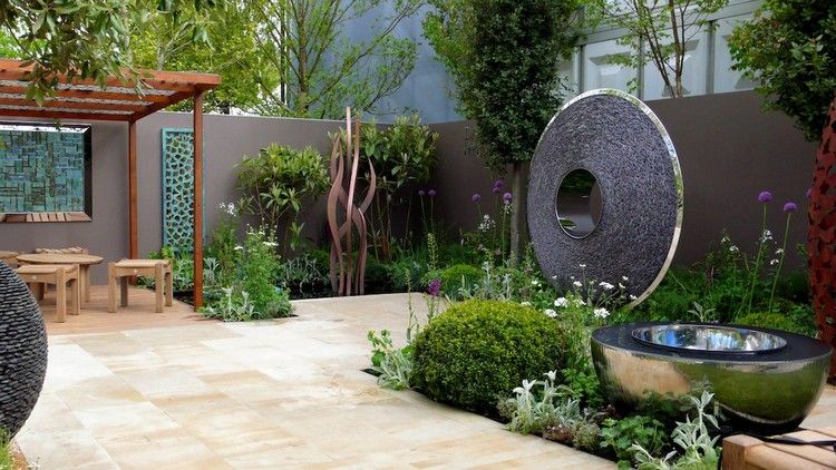 Decoration naturelle pour jardin
