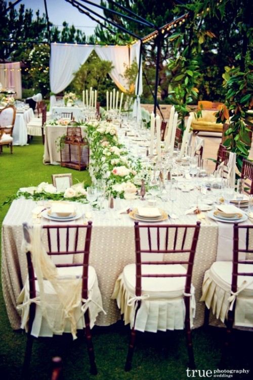 Decoration de jardin pour un mariage