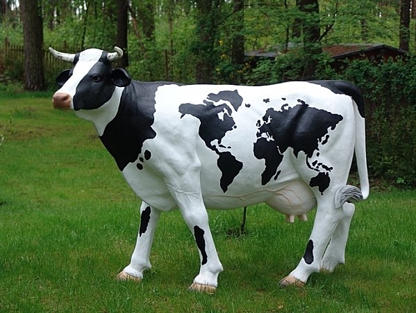 Vache jardin décoration