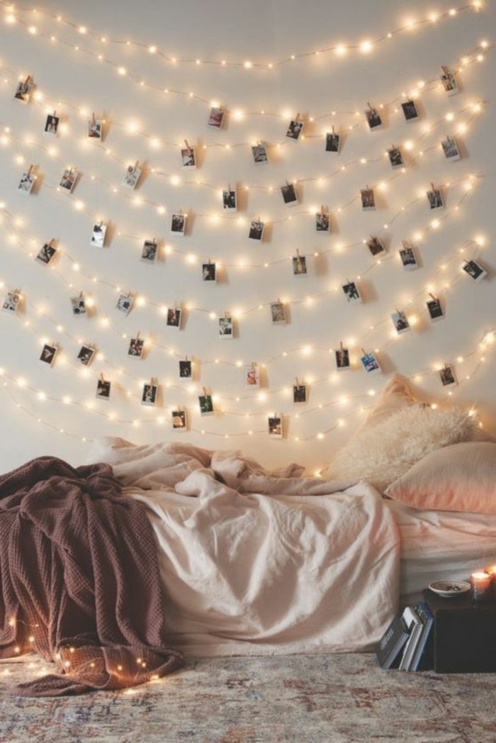 Lampe de chevet guirlande