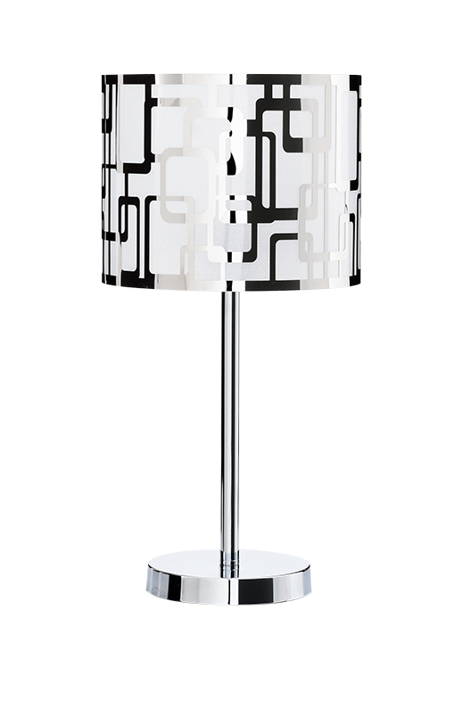 Lampe de chevet chrome