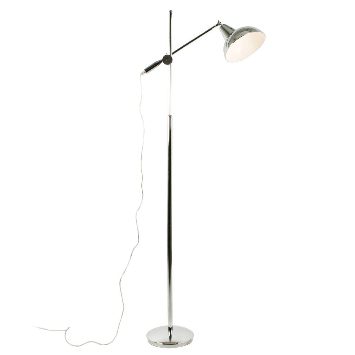 Lampadaire argenté