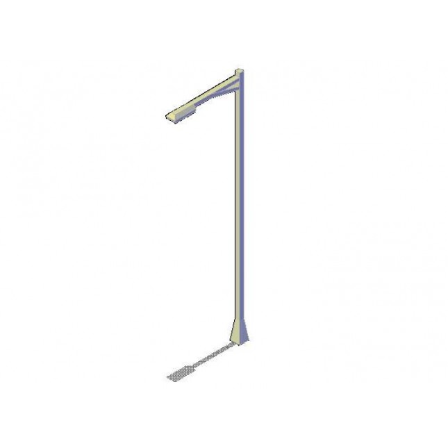 Bloc autocad lampadaire