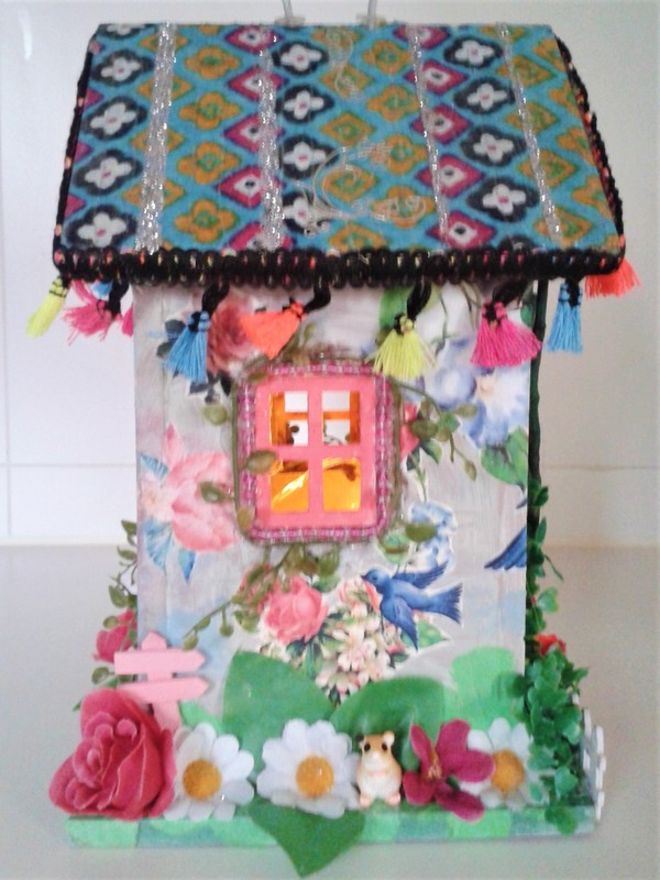 Lampe de chevet nichoir