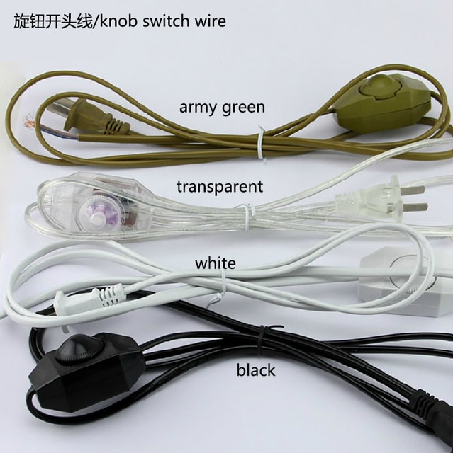 Cordon alimentation lampe de chevet