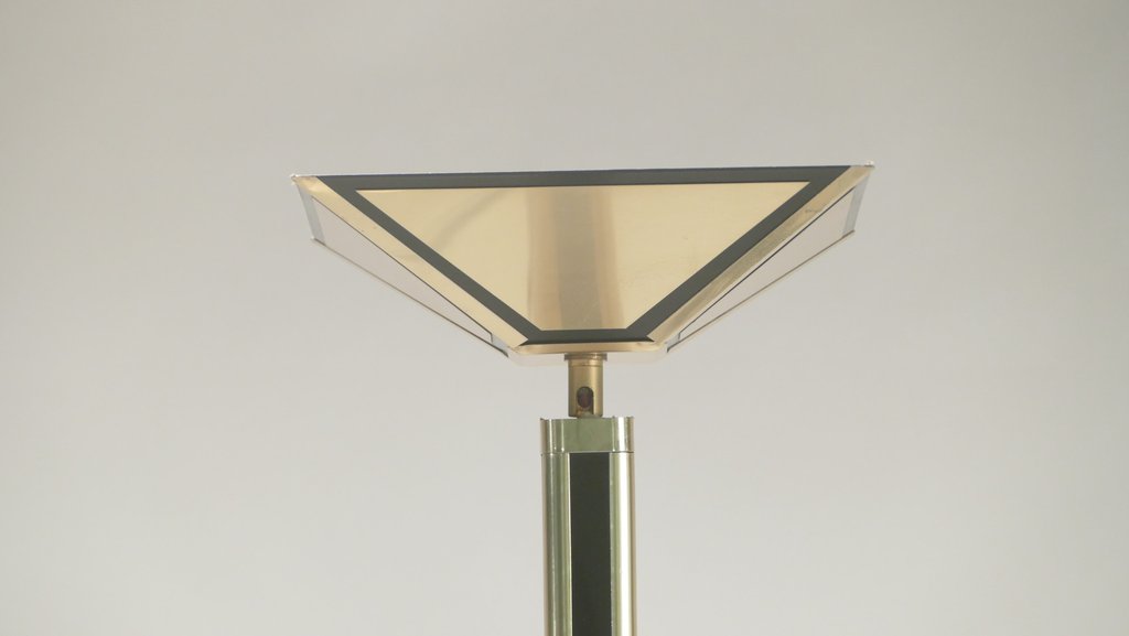 Lampadaire halogene laiton