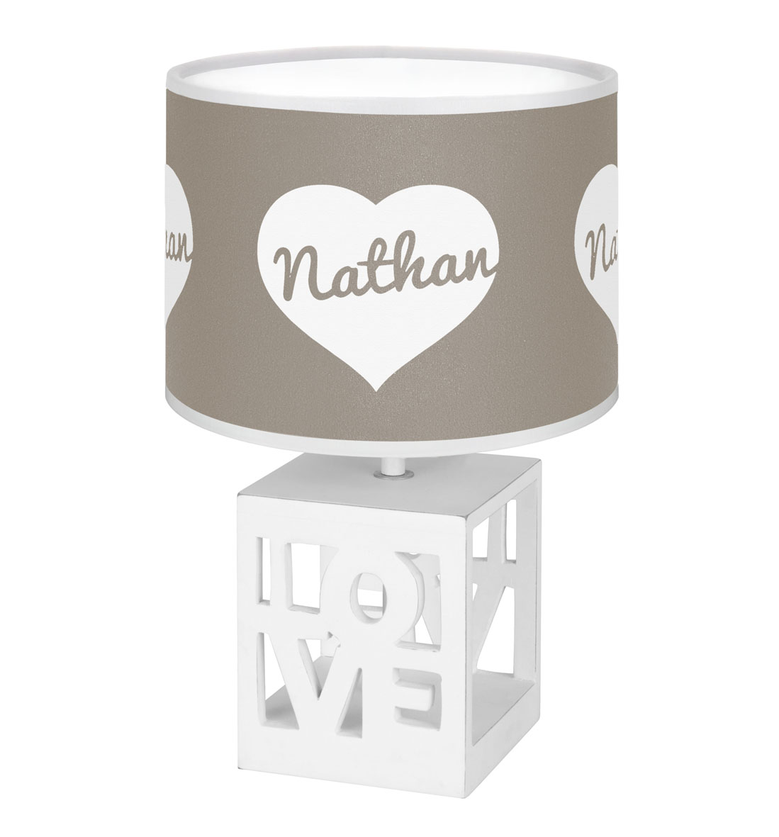 Lampe de chevet personnalisable pas cher