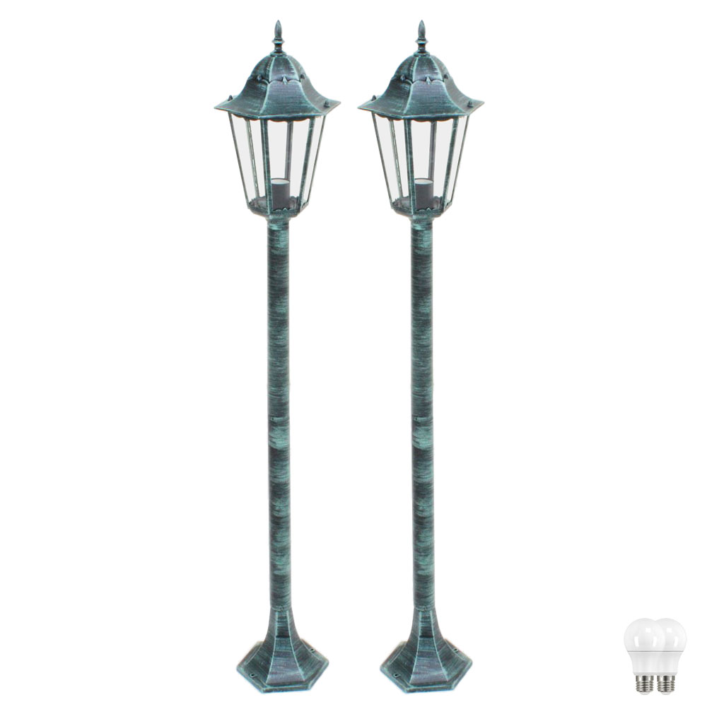 Lot de lampadaire exterieur
