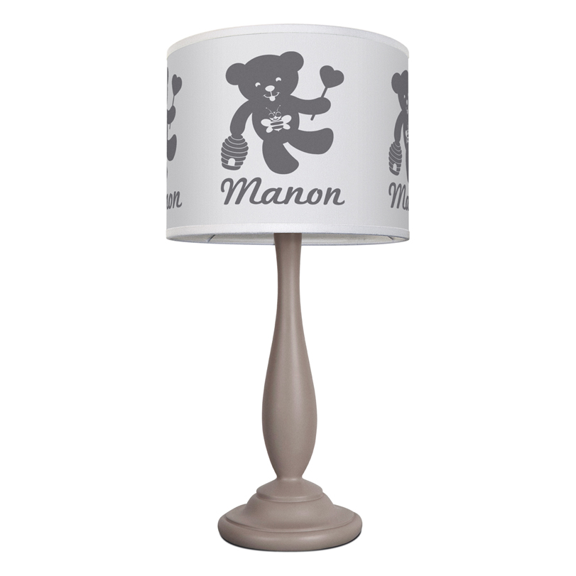 Lampe de chevet personnalisée garcon