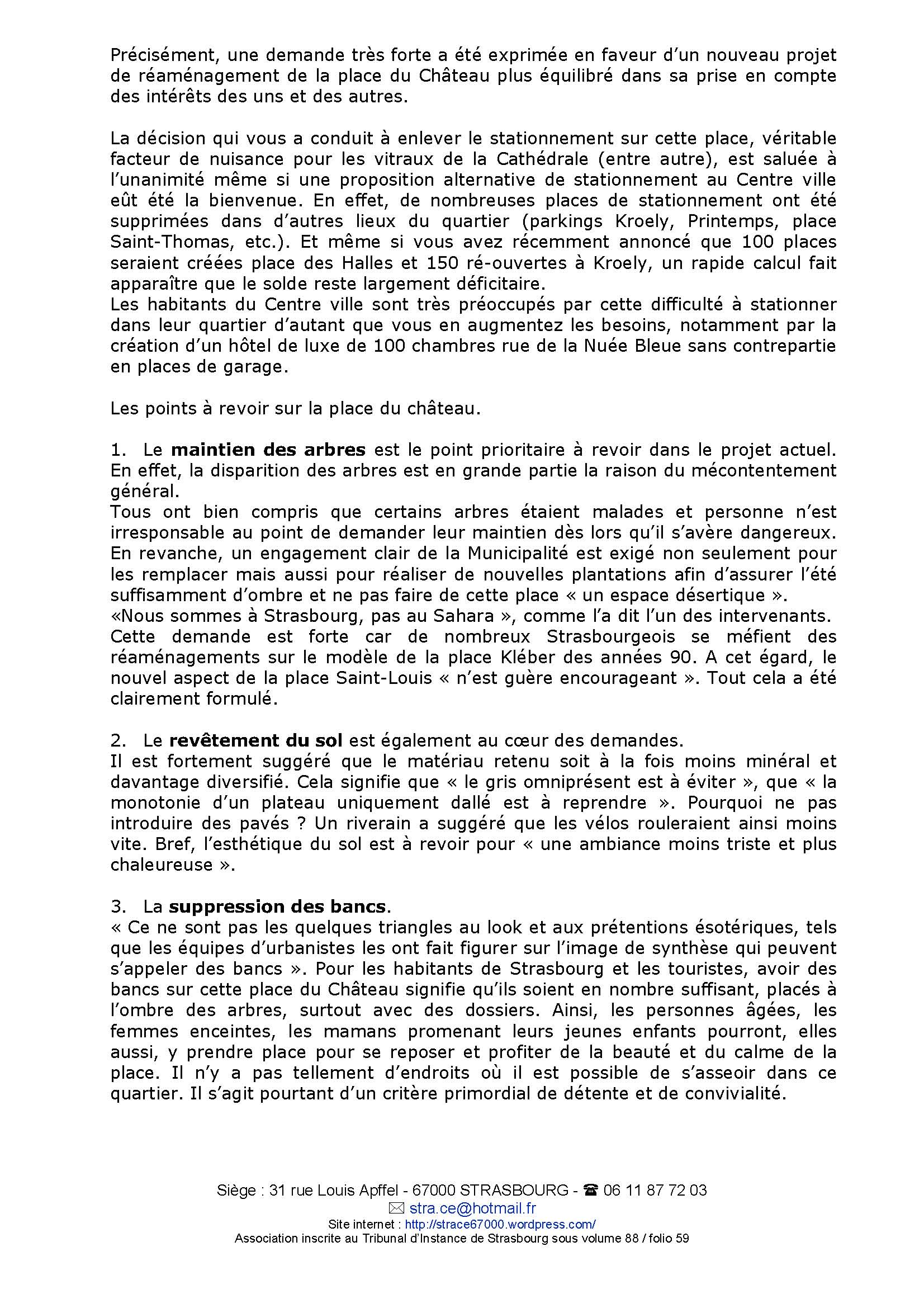 Lettre mairie demande lampadaire