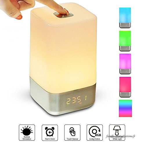 Lampe de chevet multicolore