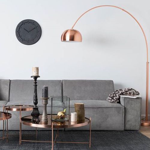 Lampadaire cuivre salon