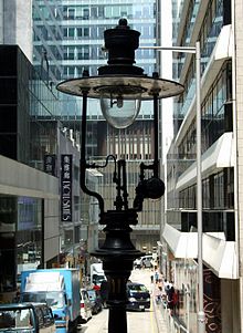 Lampadaire bec de gaz