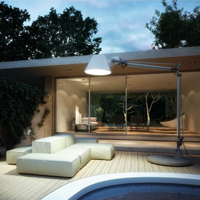 Lampadaire exterieur artemide