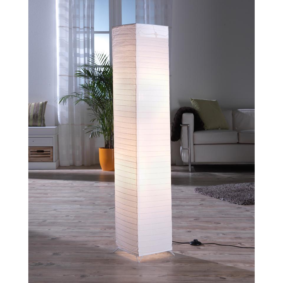 Lampadaire papier de riz