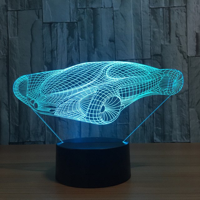 Lampe de chevet voiture de course