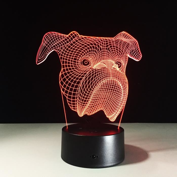 Lampe de chevet bulldog