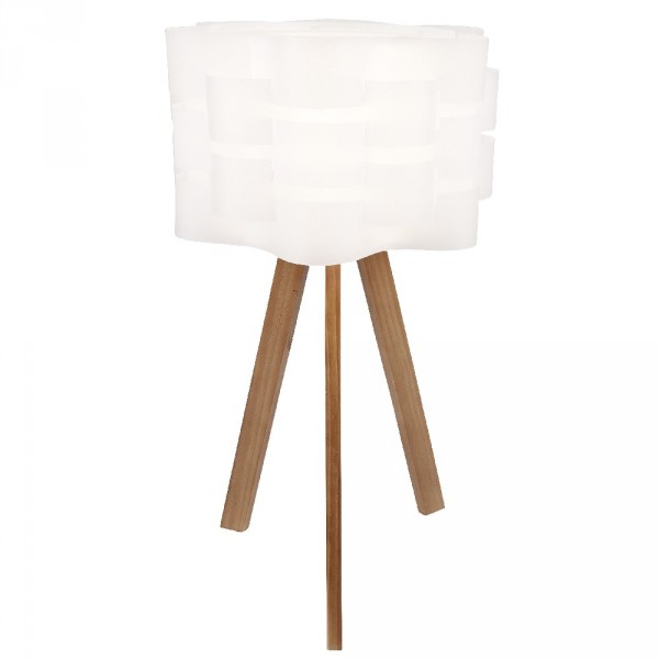 Lampadaire trepied bois gifi