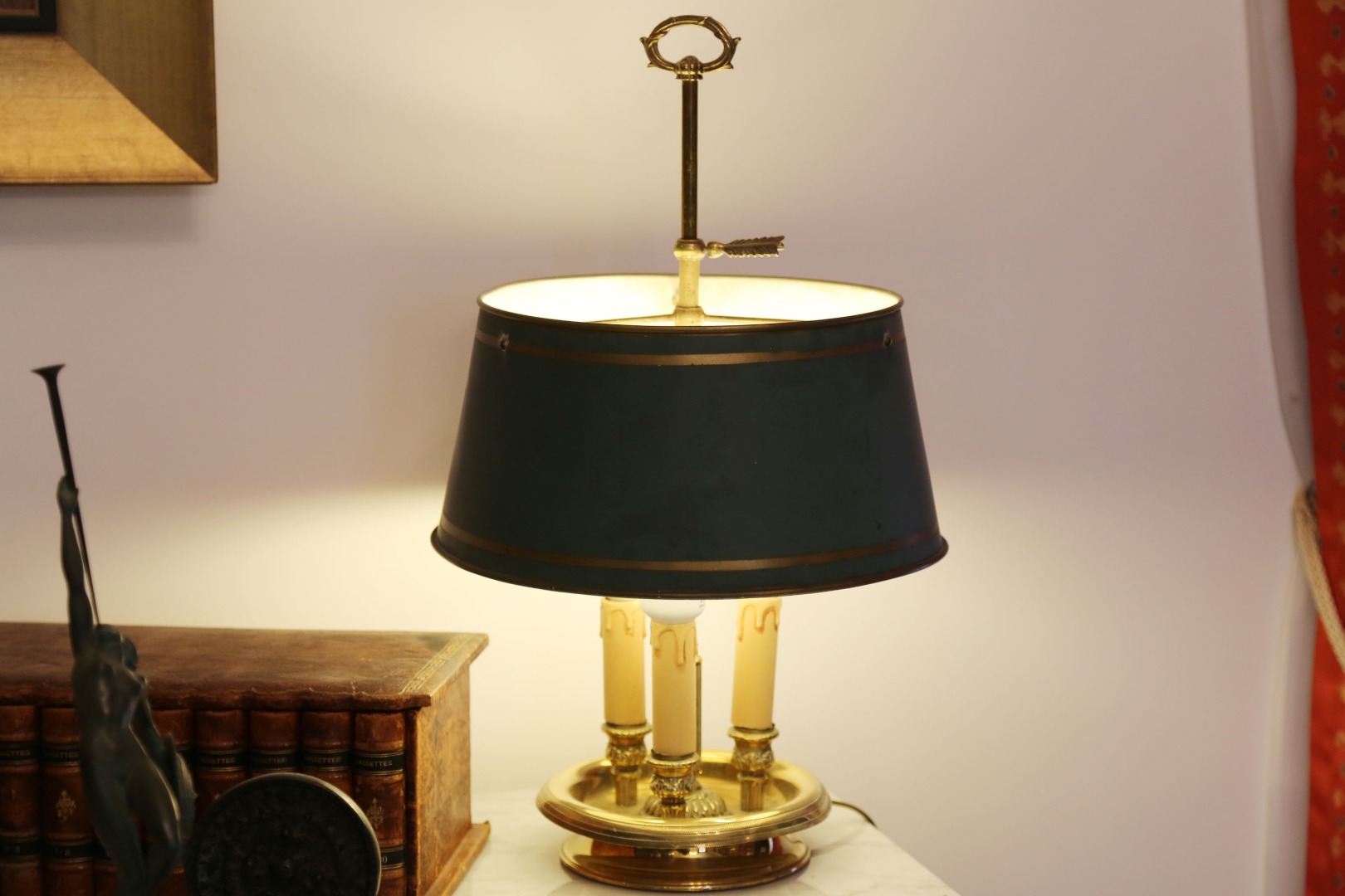 Lampe de chevet style empire