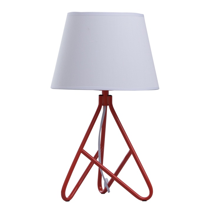 Lampe de chevet moderne rouge
