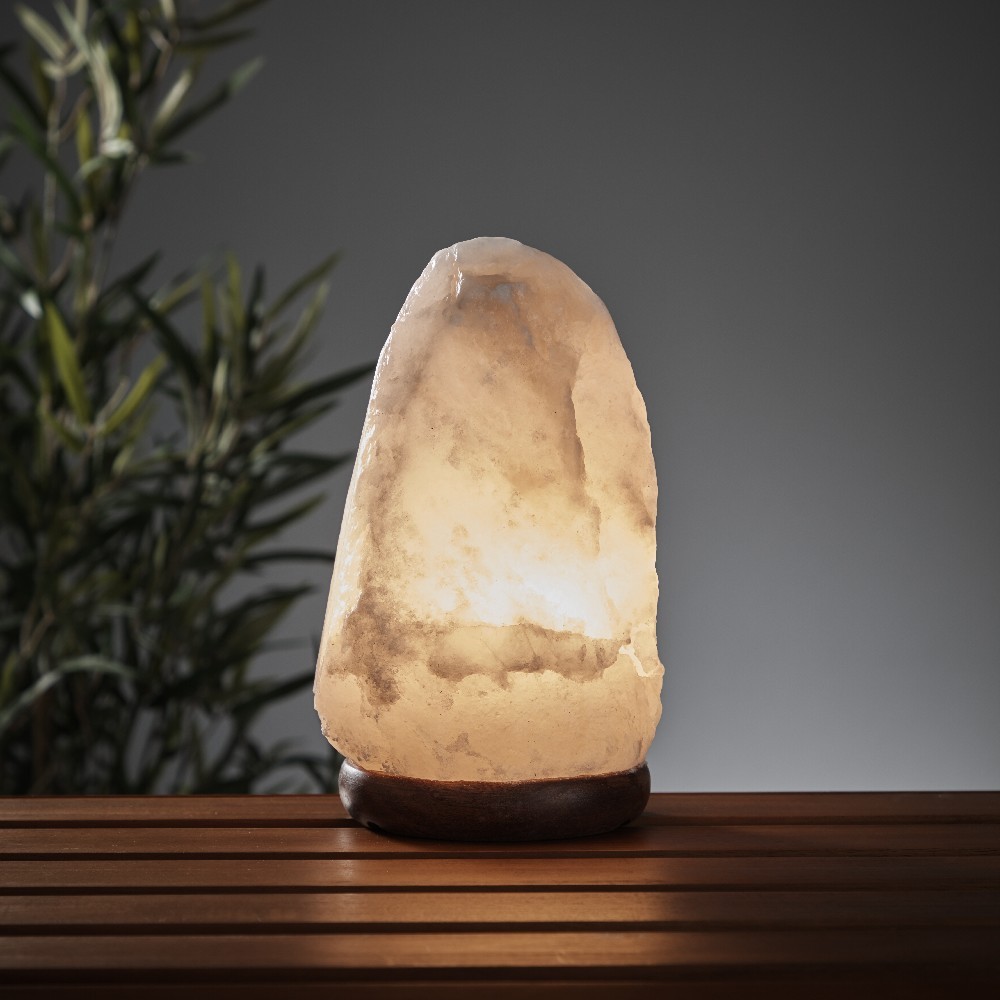 Lampe de chevet en pierre de sel