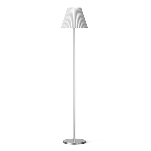 Lampadaire fond blanc