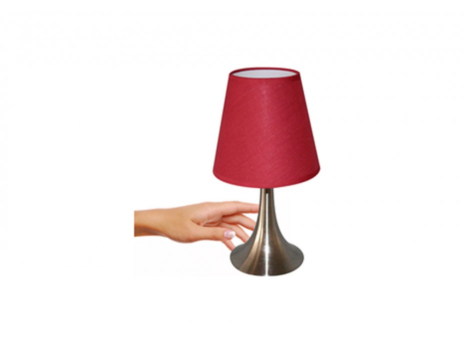 Lampe de chevet tactile orange