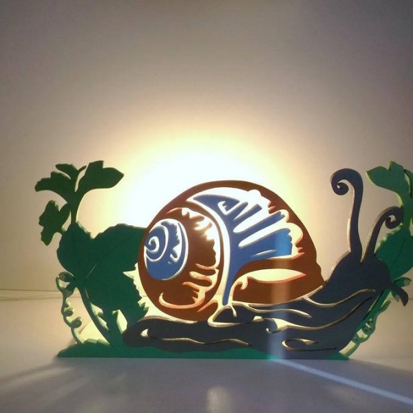 Lampe de chevet tribal