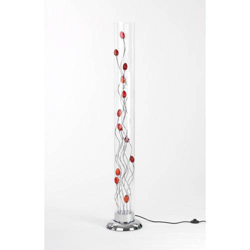 Lampadaire tube en verre