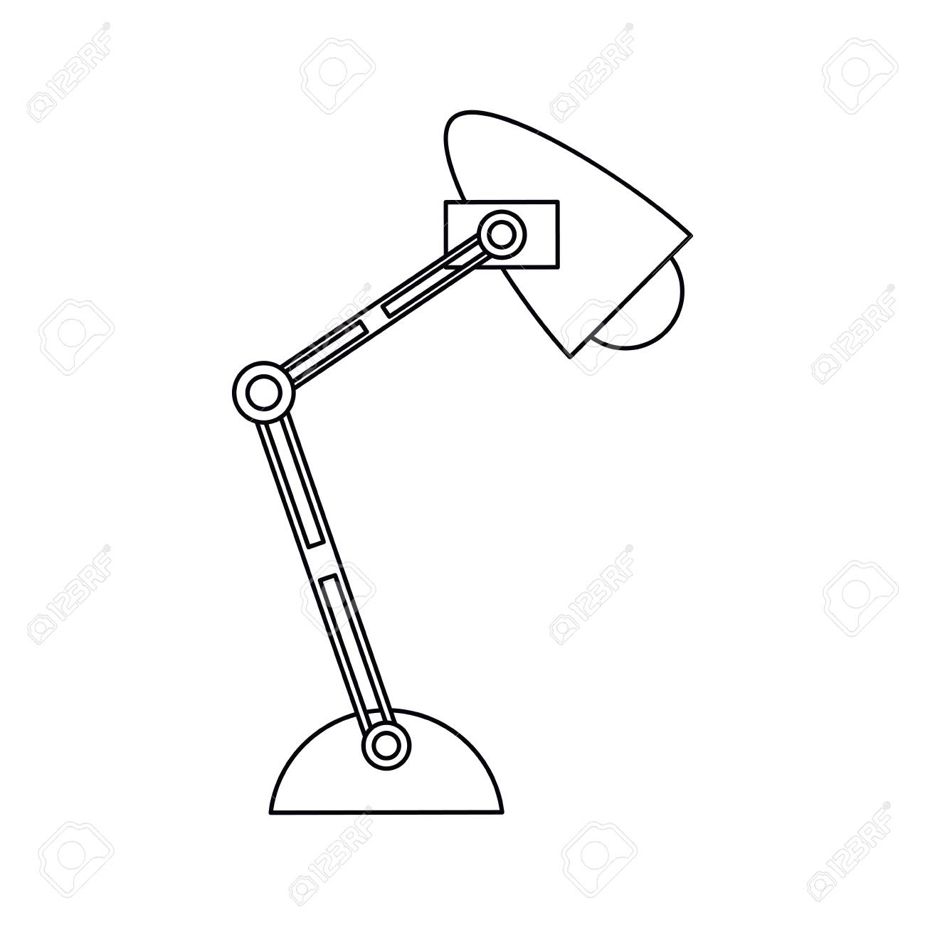Pictogramme lampadaire