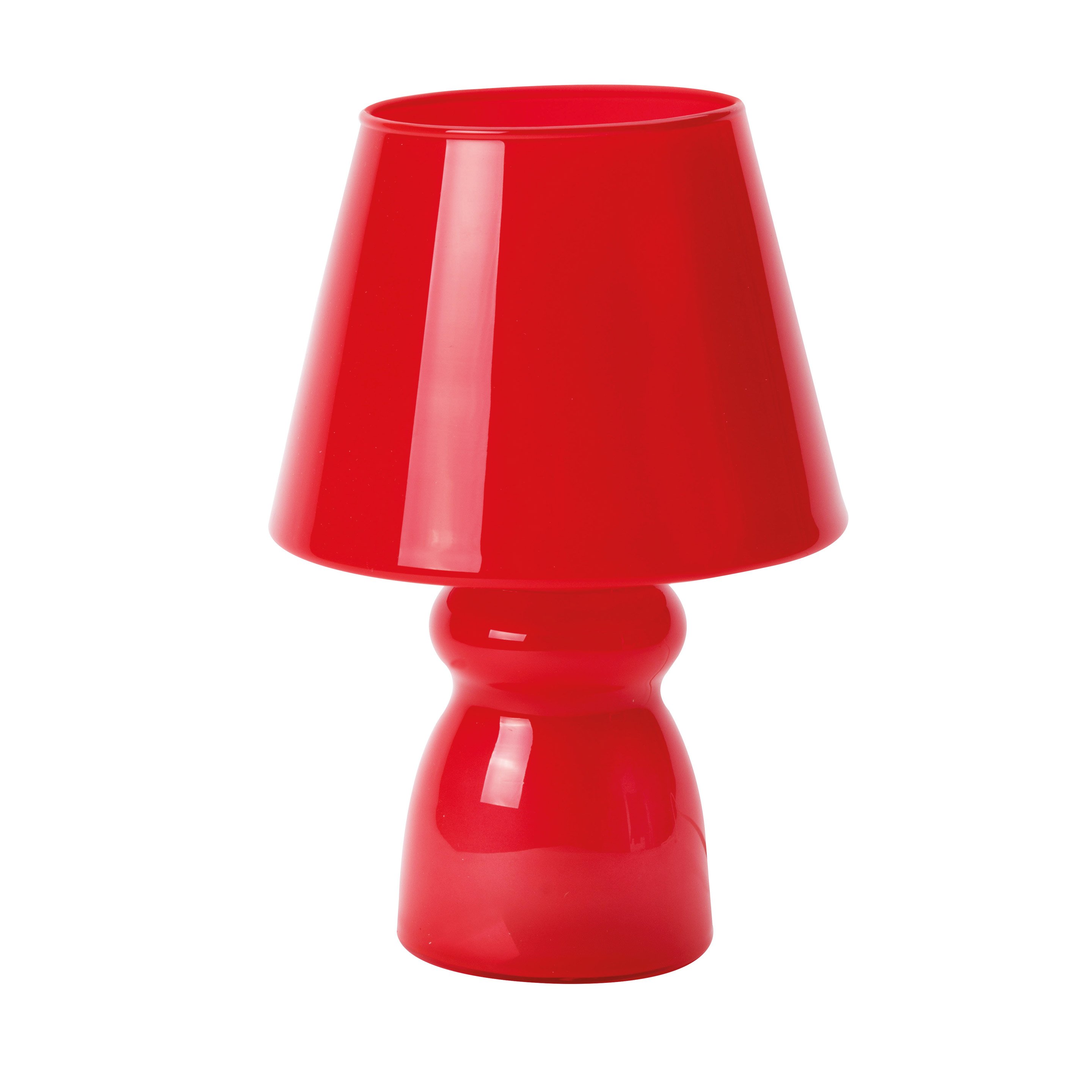 Lampe design rouge