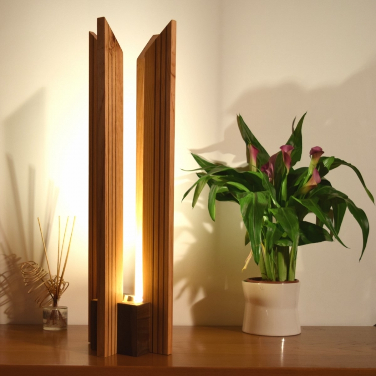 Lampe a poser bois design