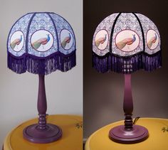 Lampe de chevet motif japonais
