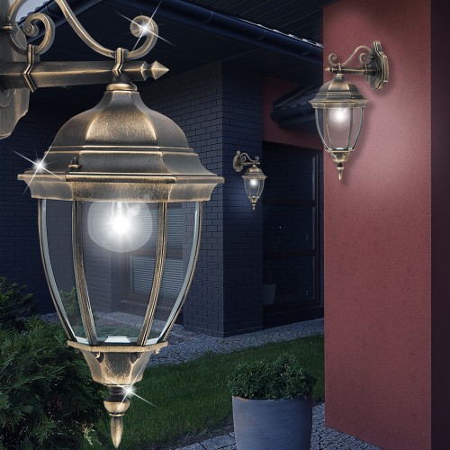 Lampadaire exterieur bronze