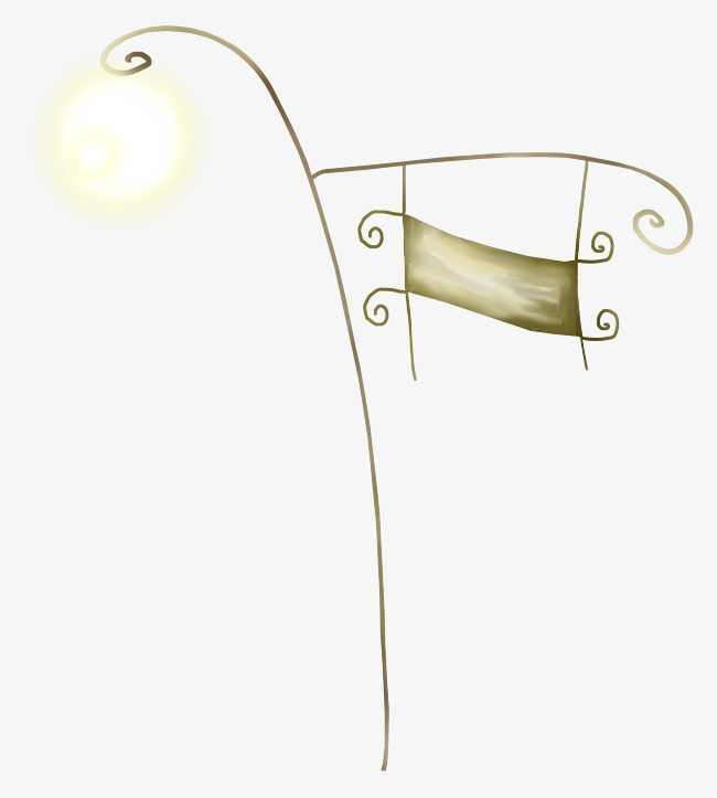 Lampadaire dessin simple