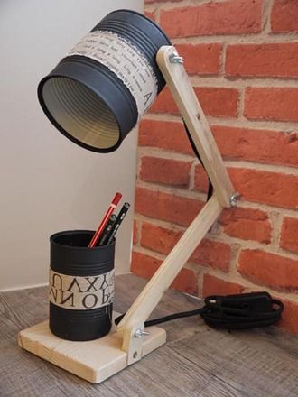 Fabriquer une lampe de chevet avec des boites de conserve